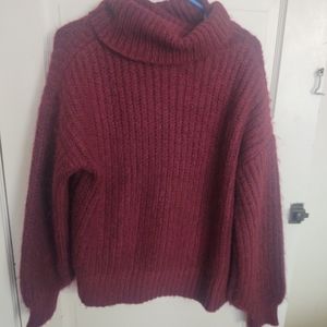 Oversized turtle necked sweater